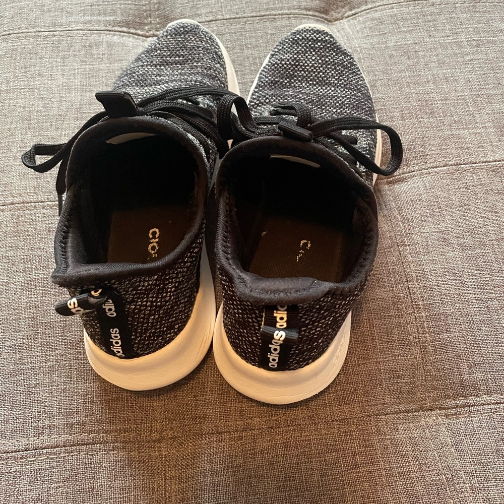 Adidas Knit Black and White Trainers